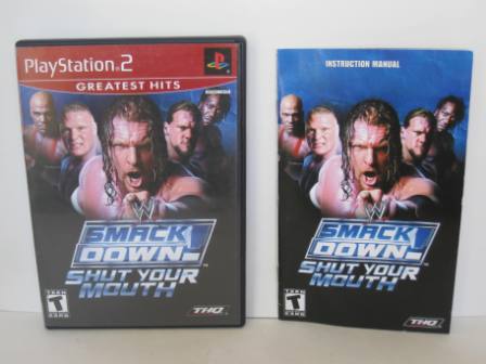 WWE SmackDown! Shut Your Mouth GH (CASE & MANUAL ONLY) - PS2